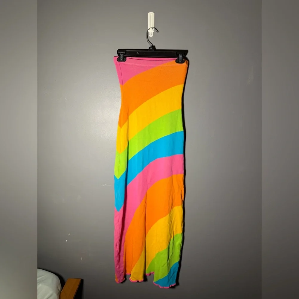 Show Me Your Mumu Island Nights Tube Dress Size Small - Picture 3 of 5